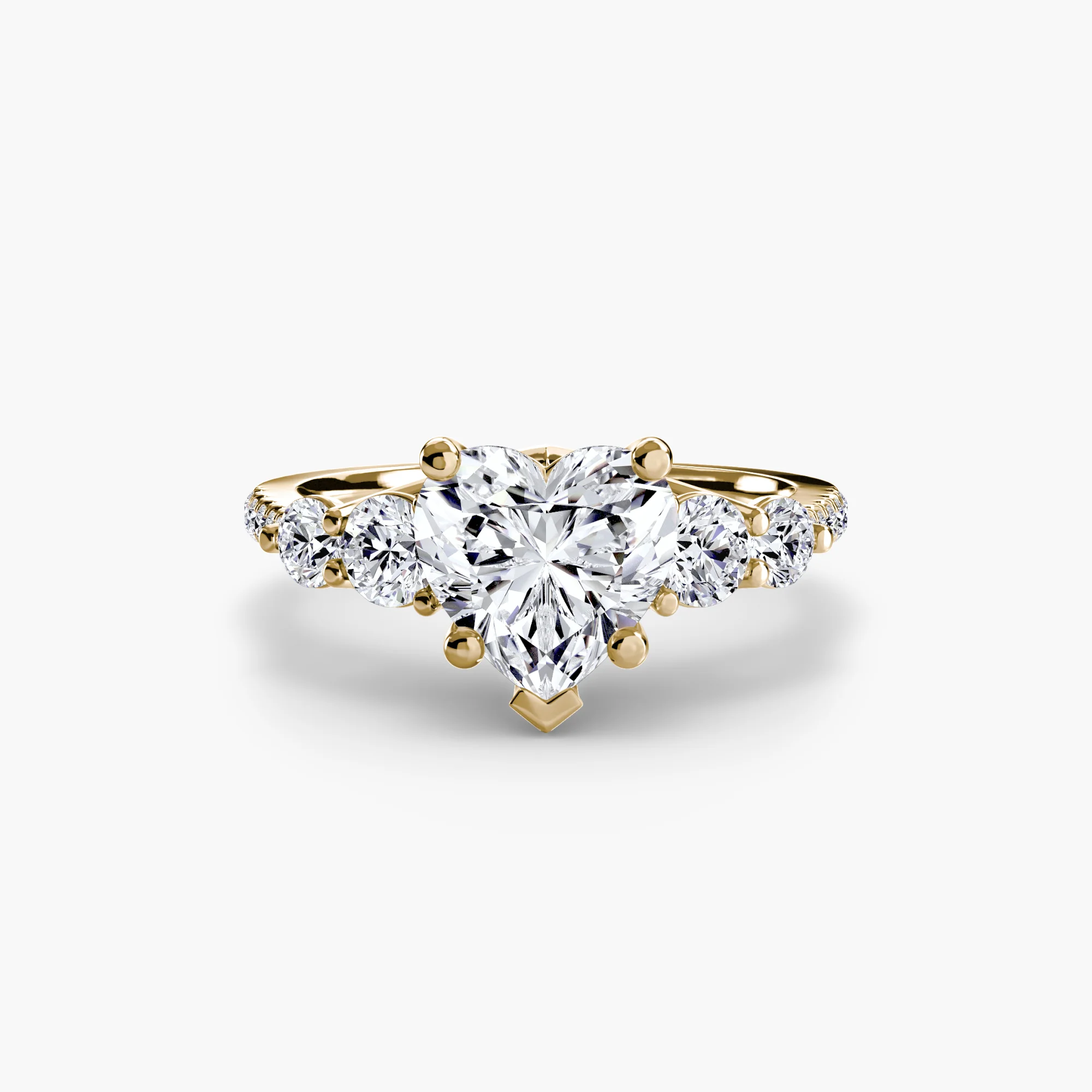 Five Stone Ring with Pavé Band - Image 78