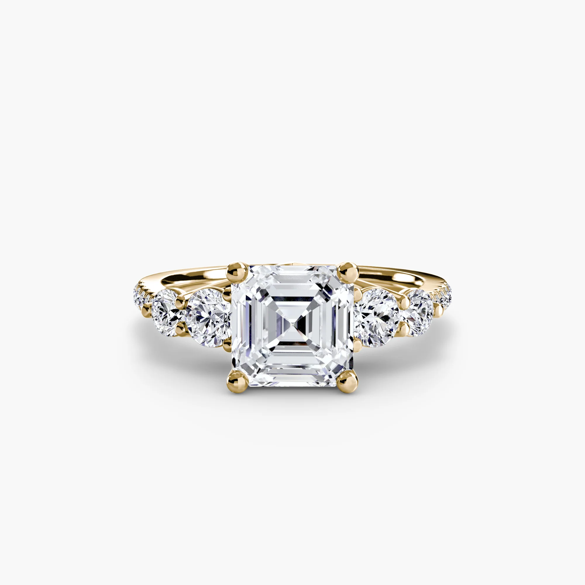 Five Stone Ring with Pavé Band - Image 80