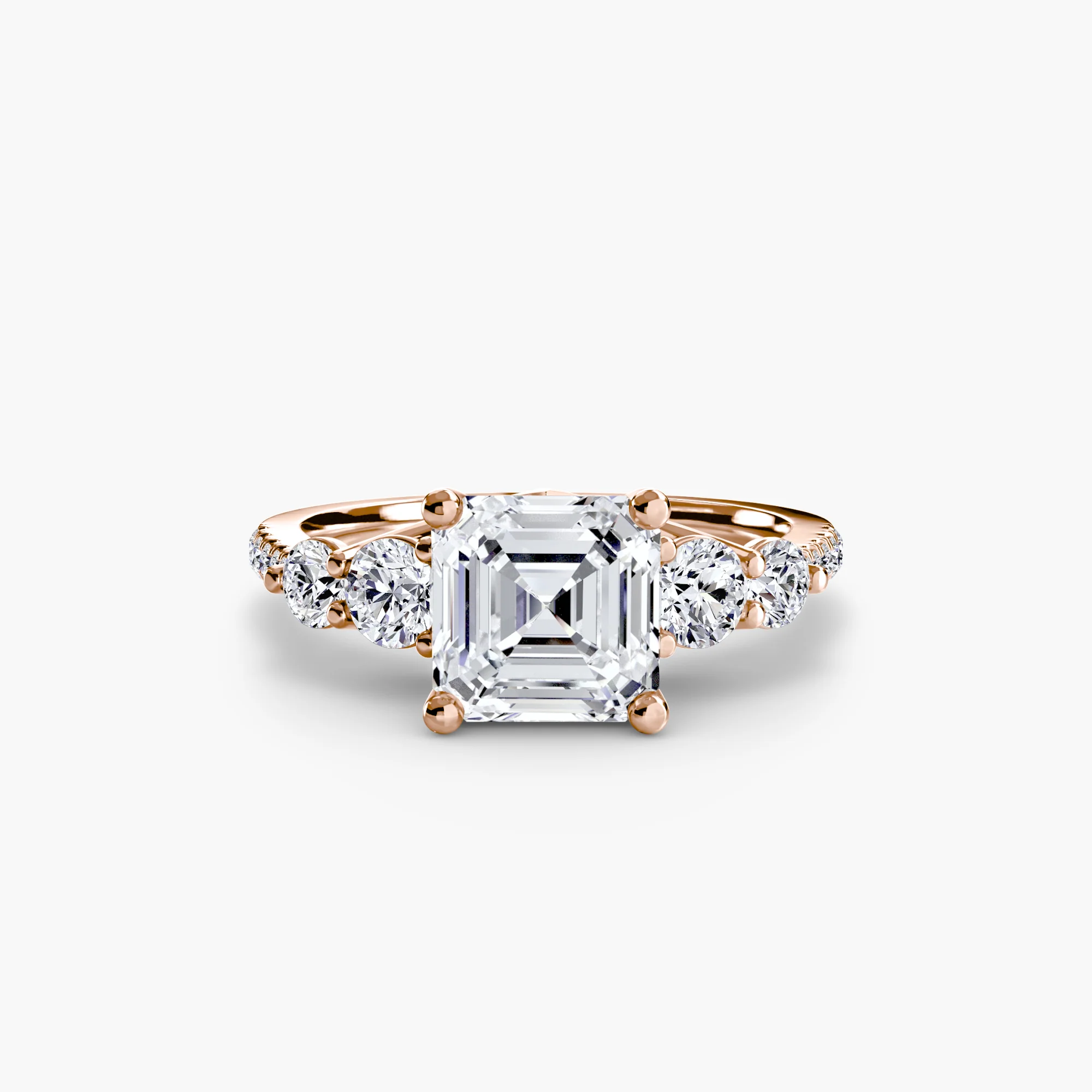 Five Stone Ring with Pavé Band - Image 90