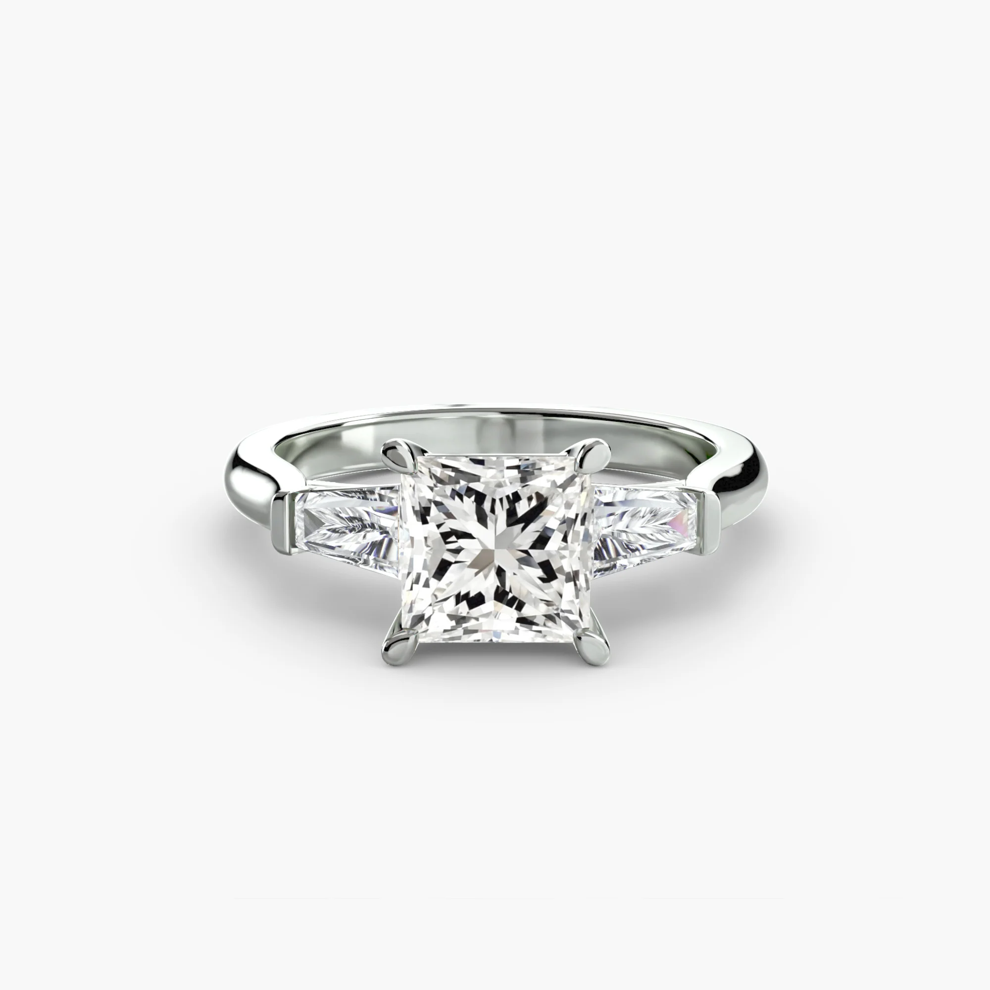 Three-Stone Ring (Baguette Side Stones) - Image 30
