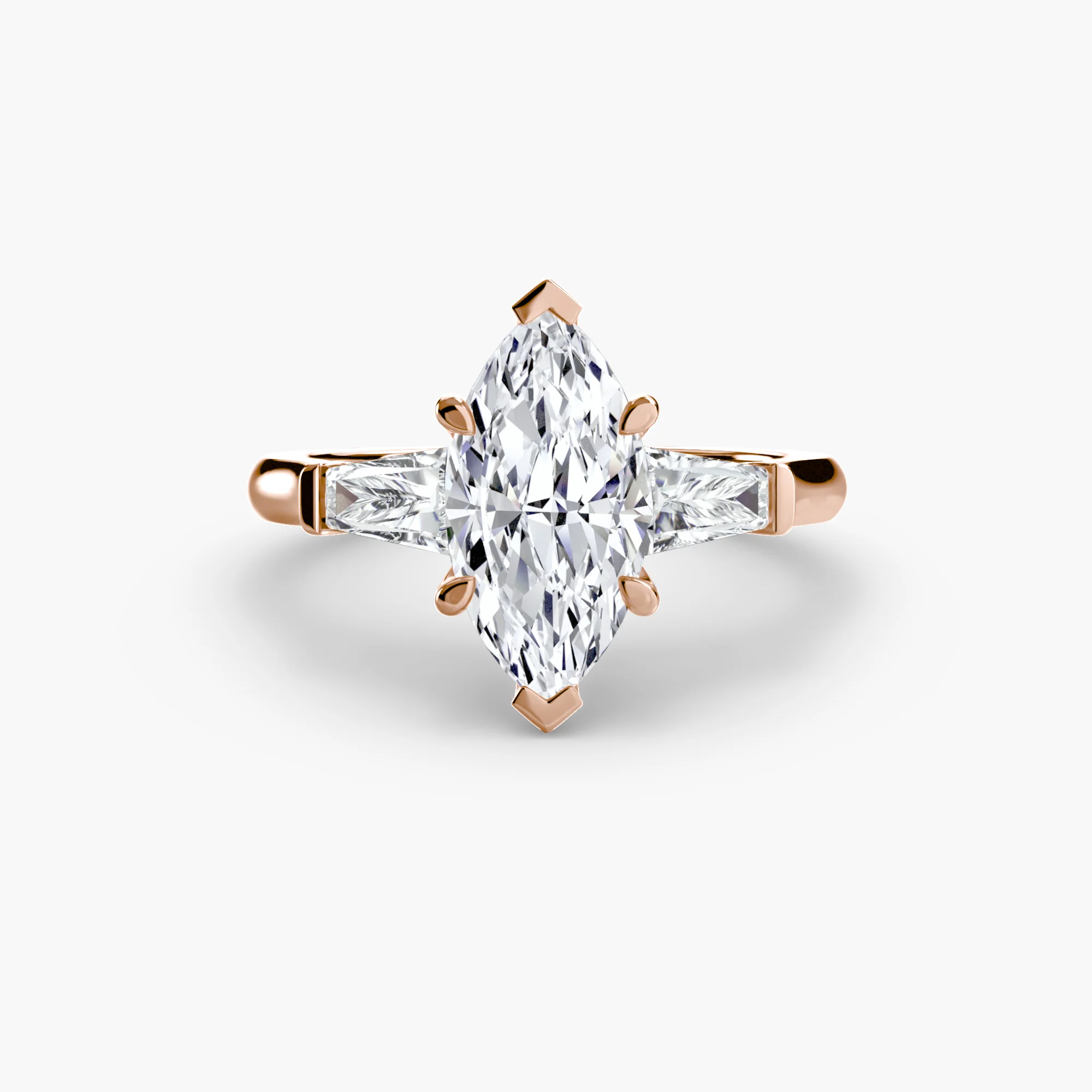 Three-Stone Ring (Baguette Side Stones) - Image 55