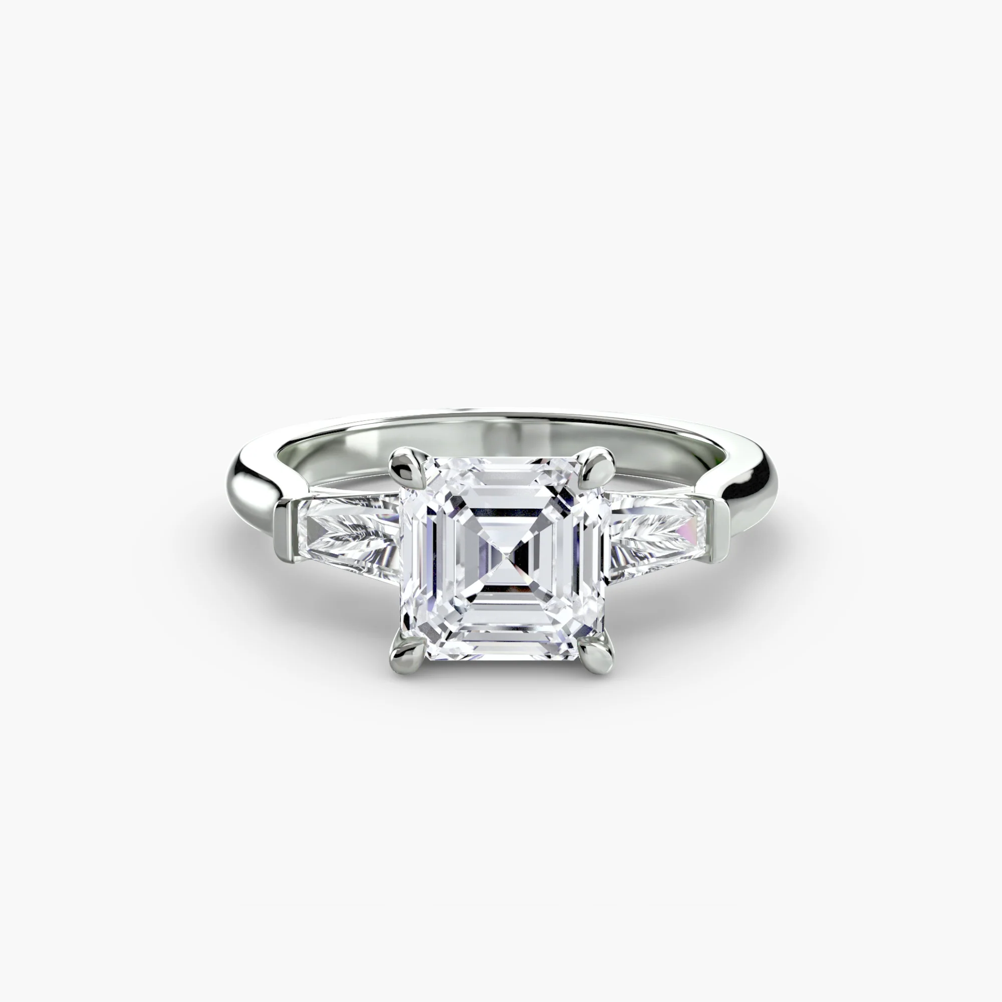 Three-Stone Ring (Baguette Side Stones) - Image 63