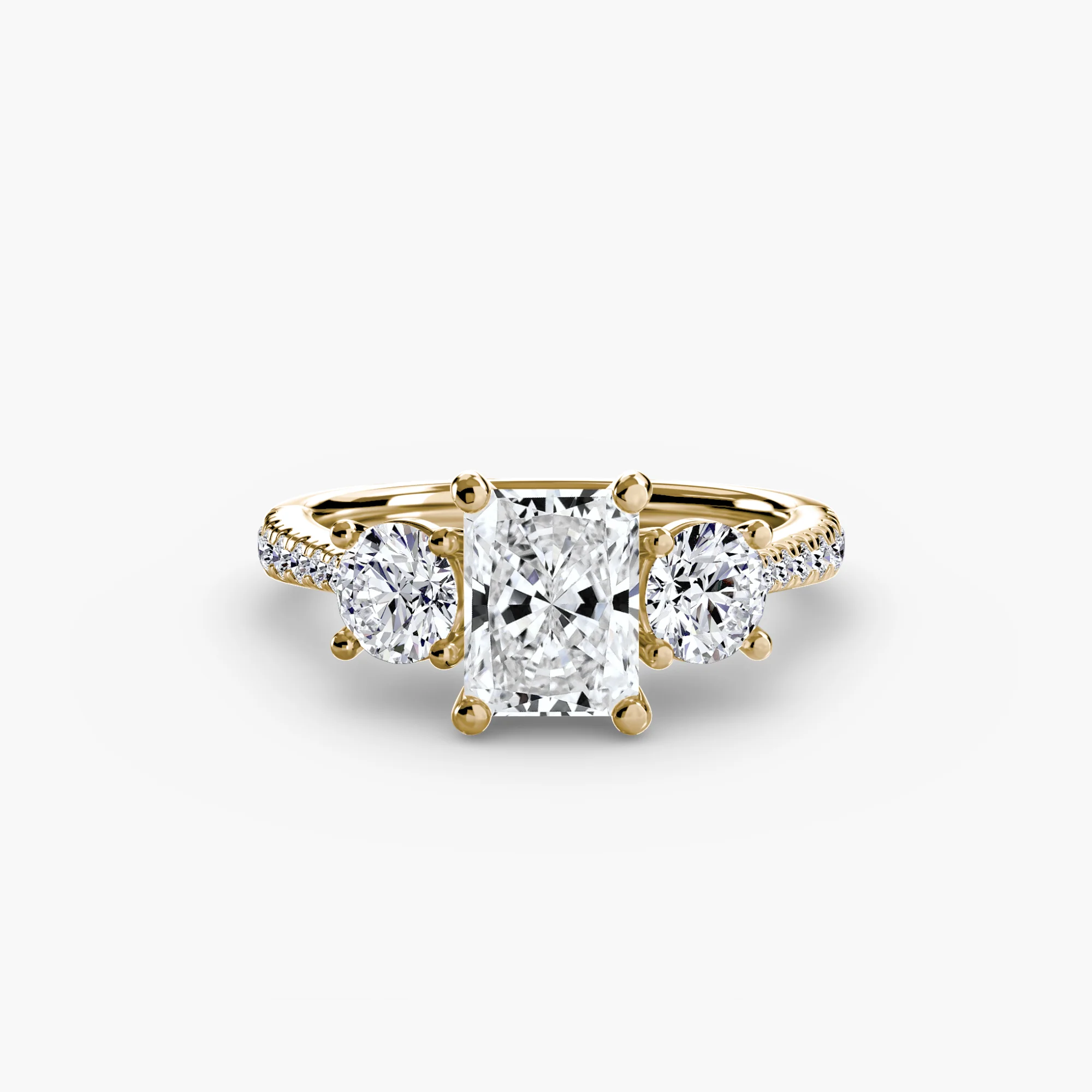 Three-Stone with Pavé Band - Image 19