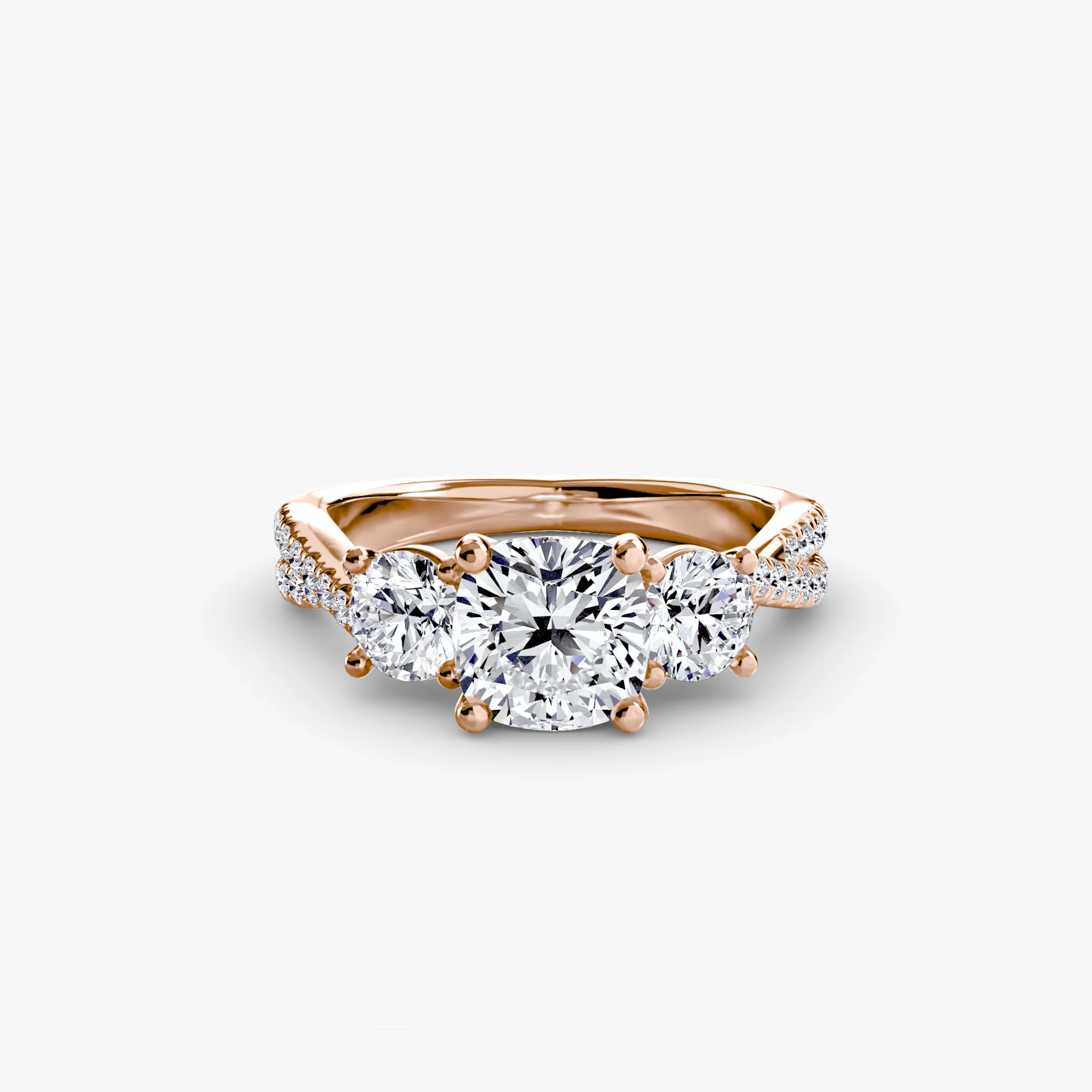 Three-Stone with Pavé Band 2 - Image 81