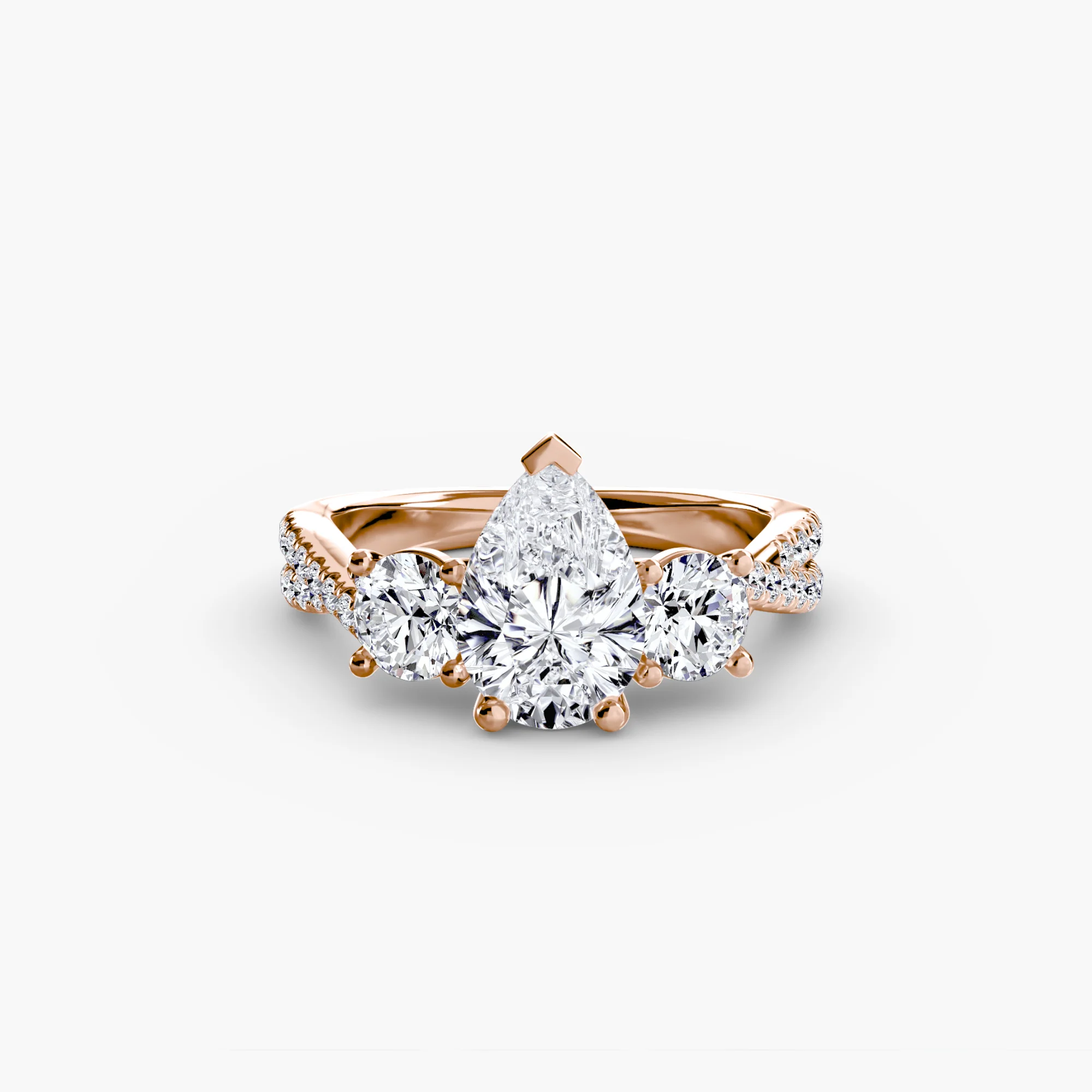 Three-Stone with Pavé Band 2 - Image 83