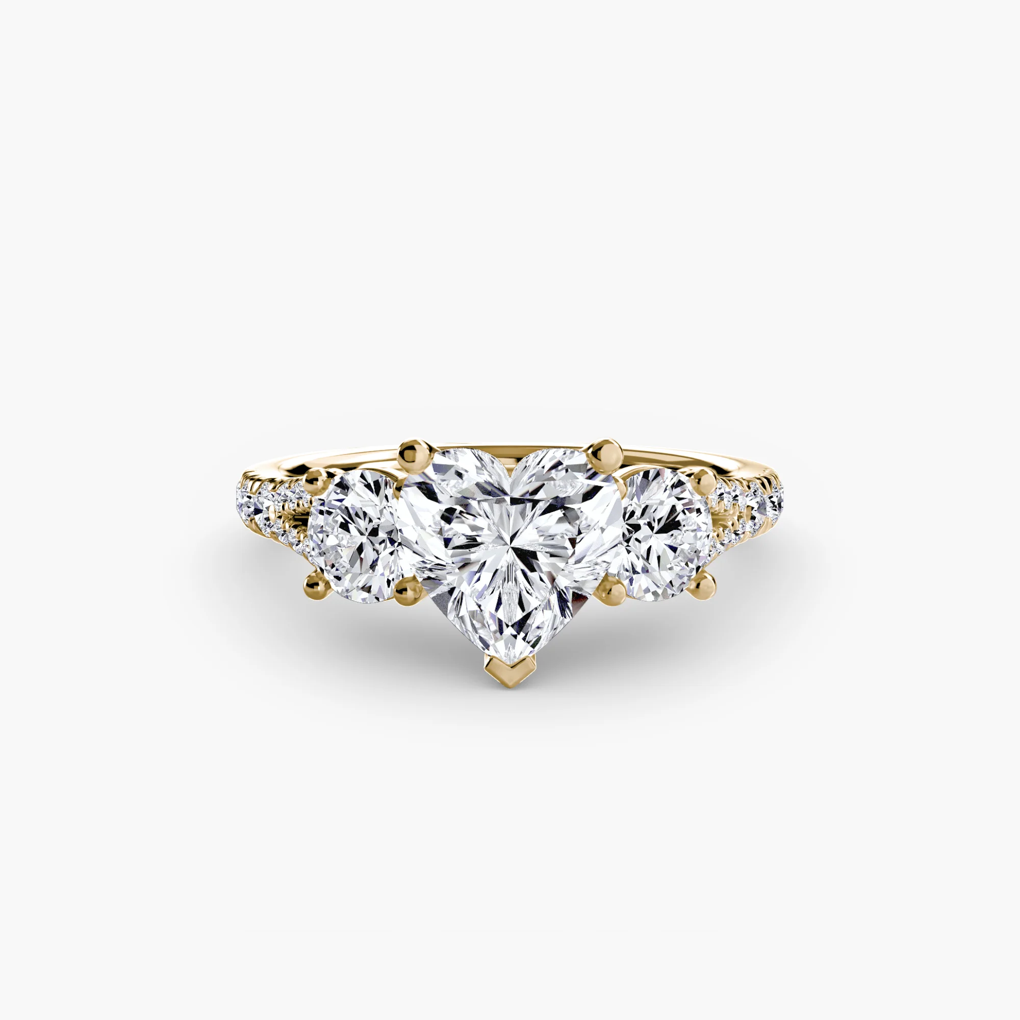 Three-Stone with Pavé Band 3 - Image 48