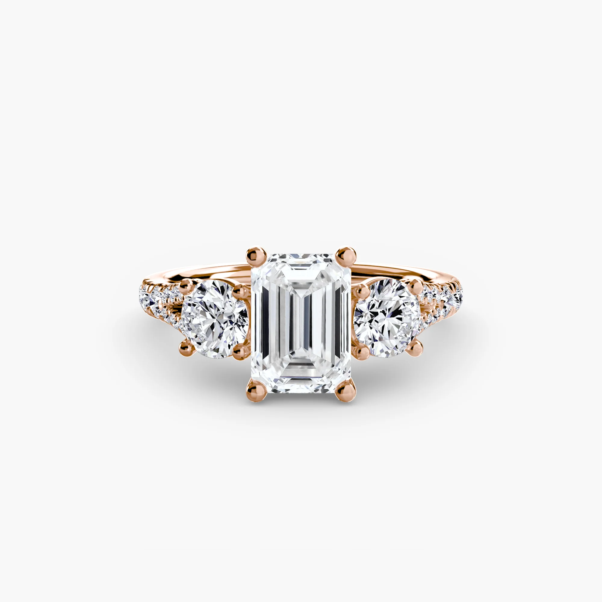 Three-Stone with Pavé Band 3 - Image 87