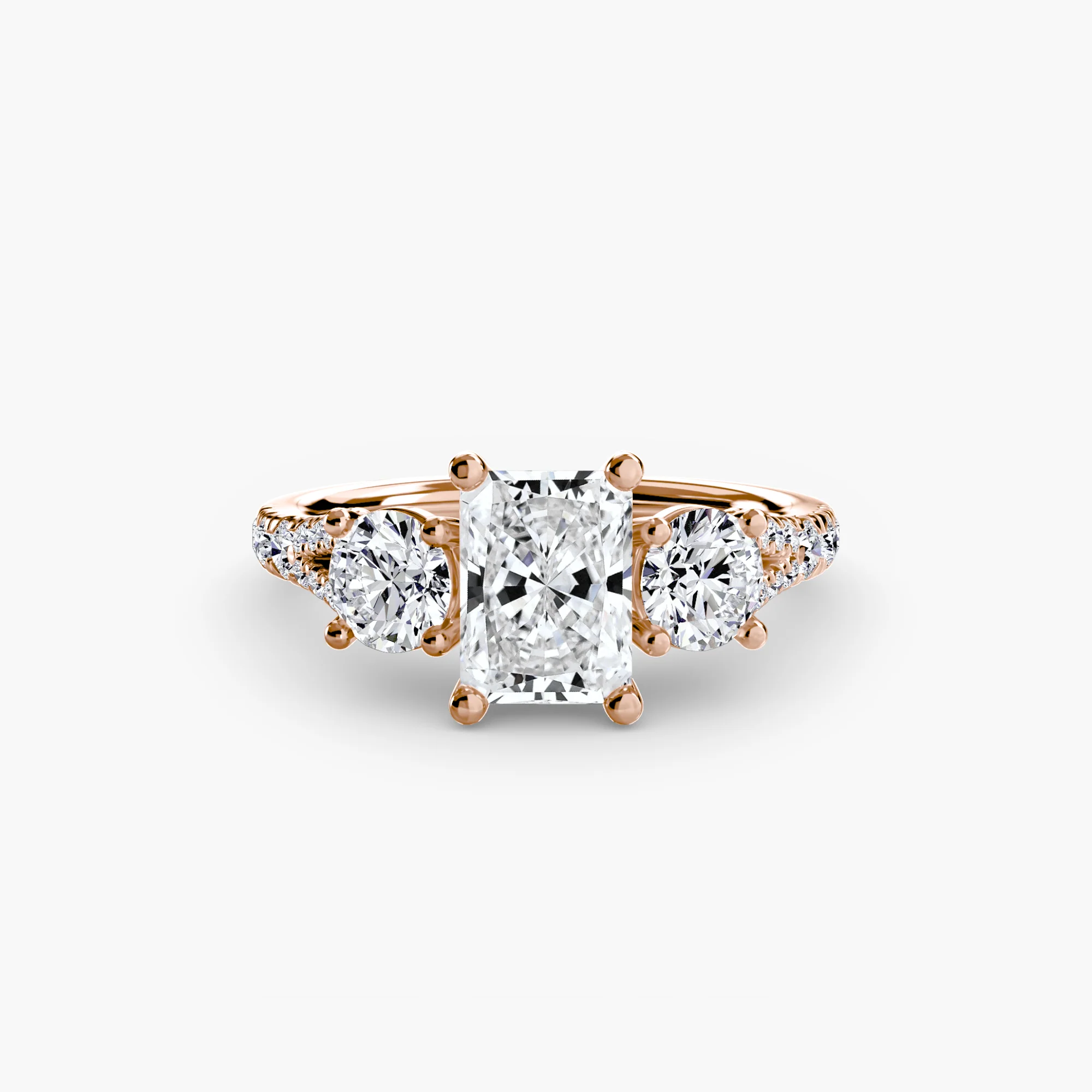 Three-Stone with Pavé Band 3 - Image 89