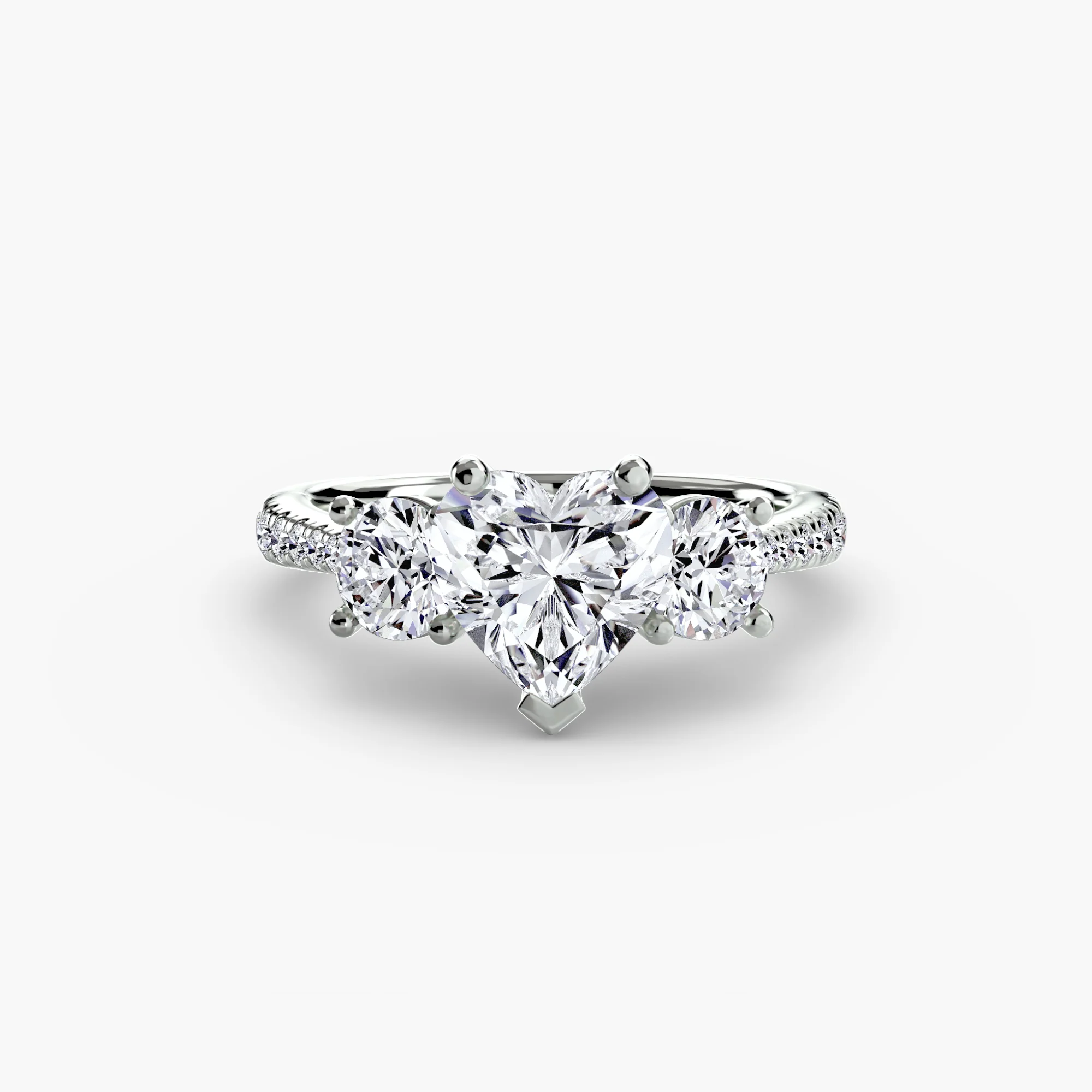 Three-Stone with Pavé Band - Image 38
