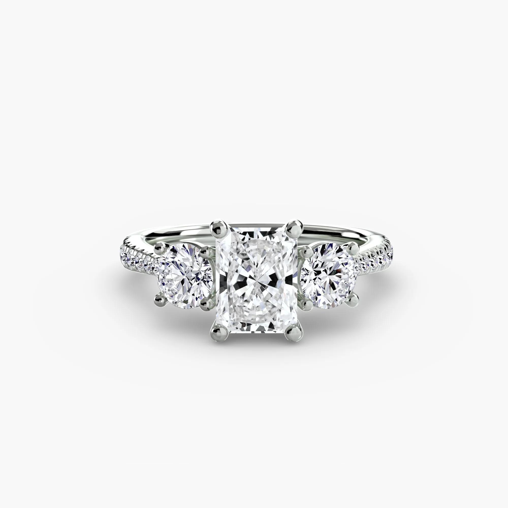 Three-Stone with Pavé Band - Image 39