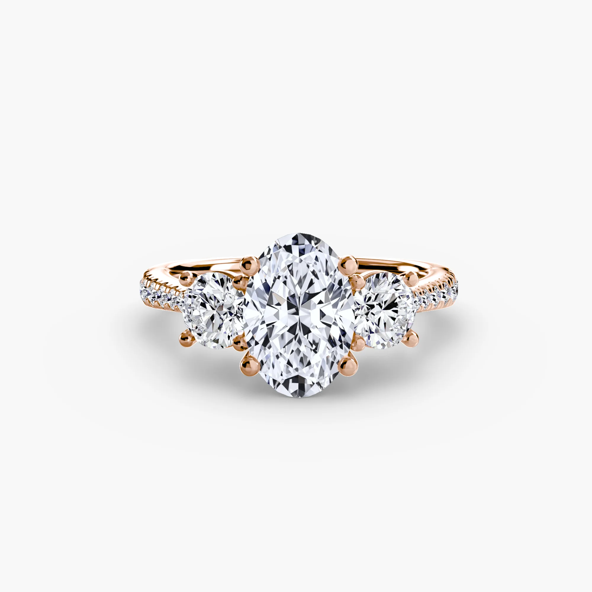Three-Stone with Pavé Band - Image 55