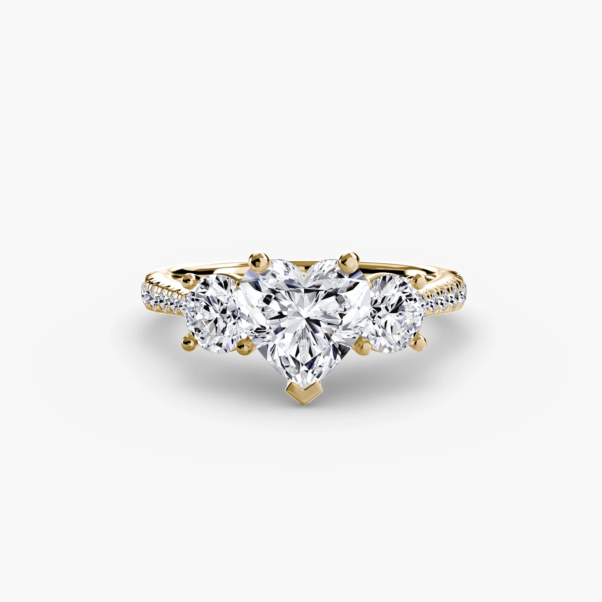 Three-Stone with Pavé Band - Image 78