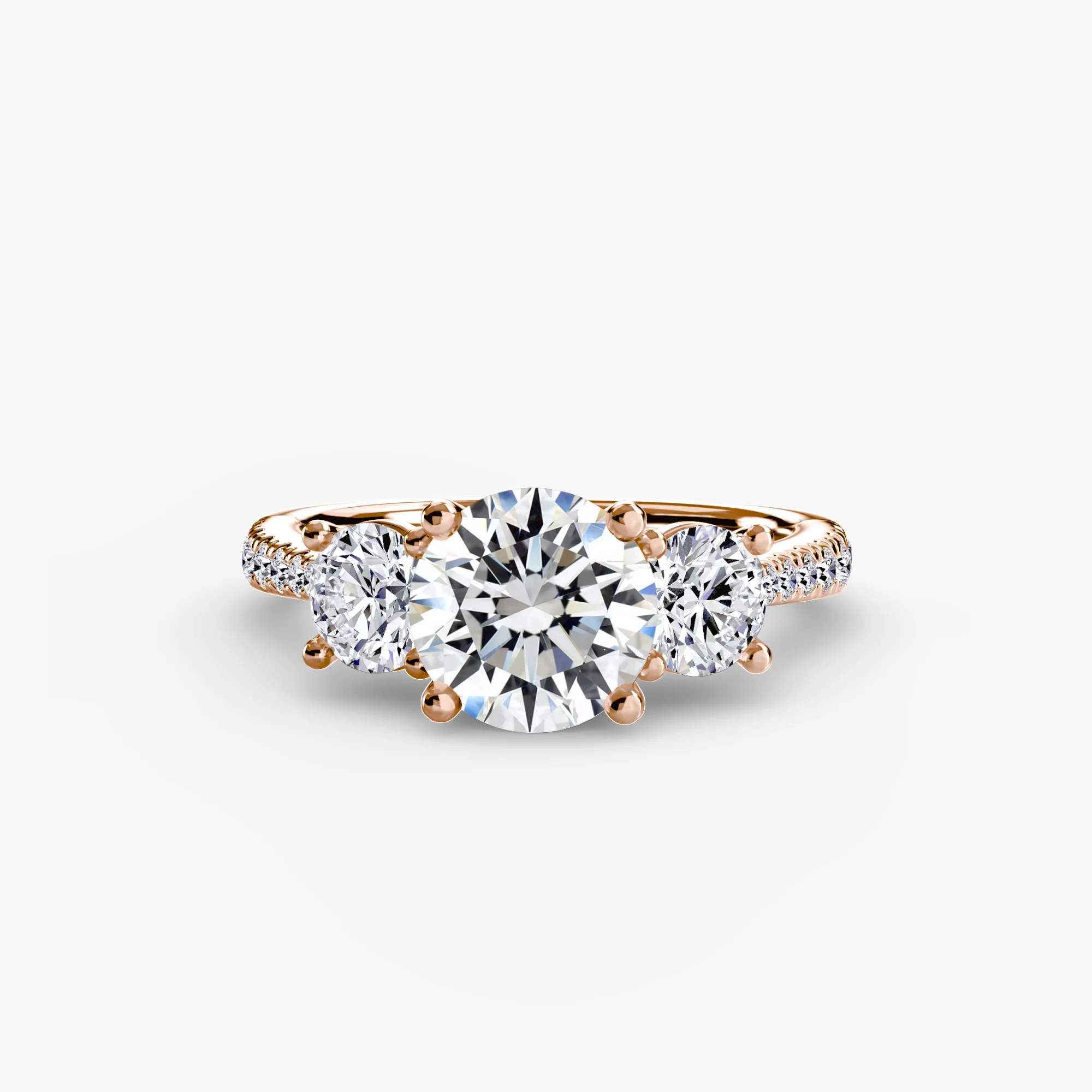 Three-Stone with Pavé Band - Image 82