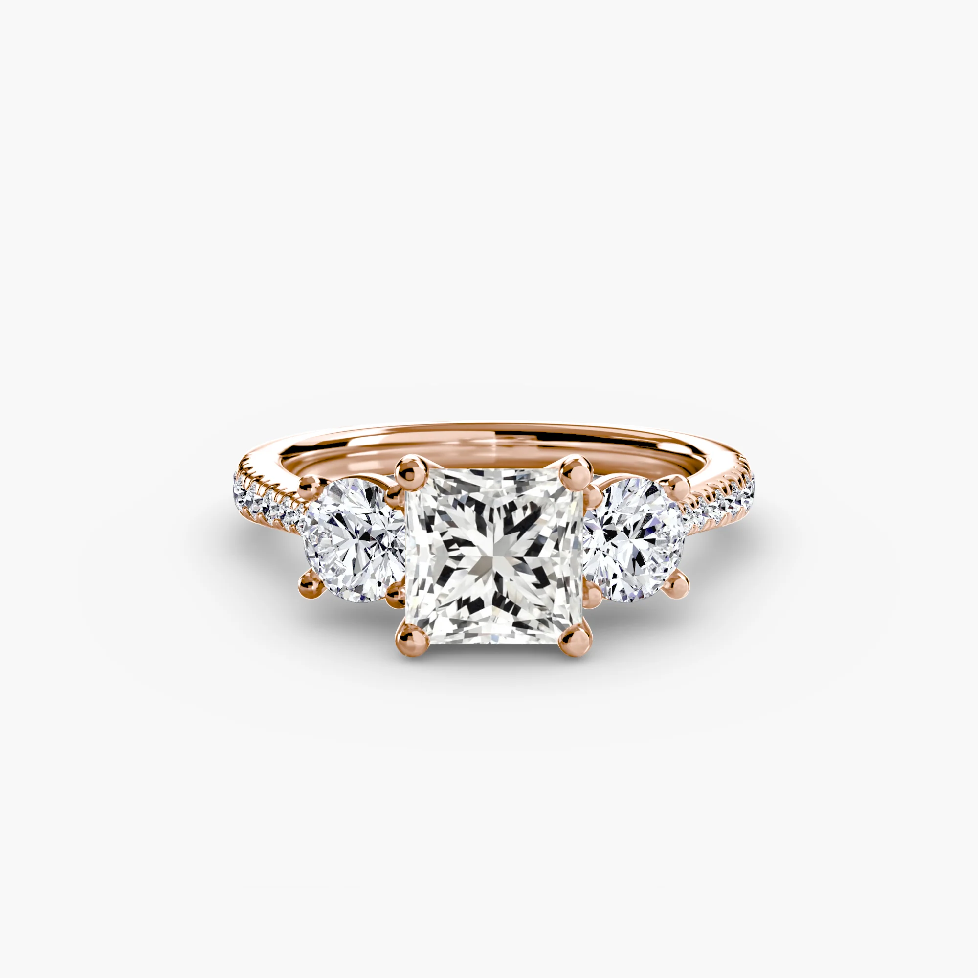 Three-Stone with Pavé Band - Image 83