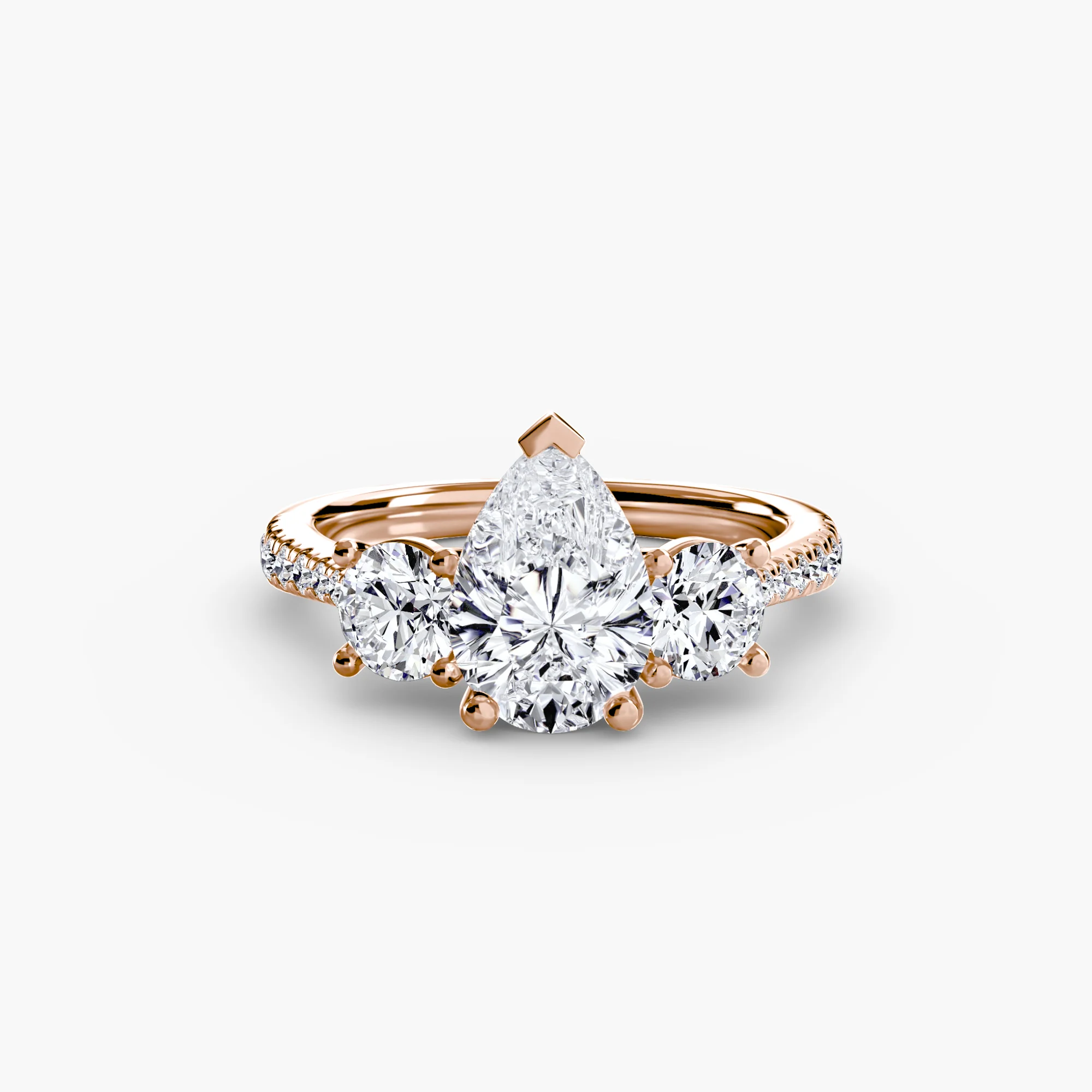Three-Stone with Pavé Band - Image 86