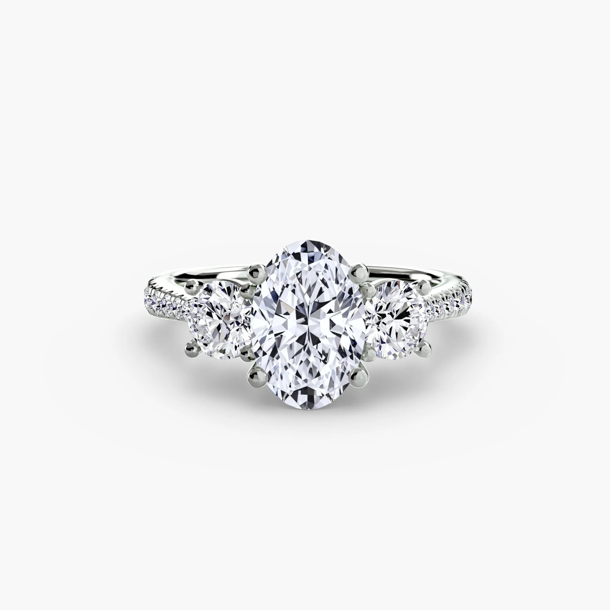 Three-Stone with Pavé Band - Image 95