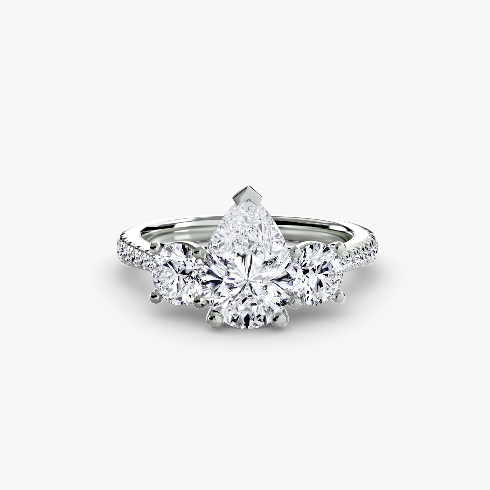 Three-Stone with Pavé Band - Image 96
